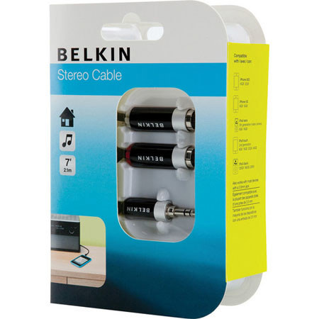 Belkin AV20605TT07-P 7' I-Phone - I-Pod Stereo Cable