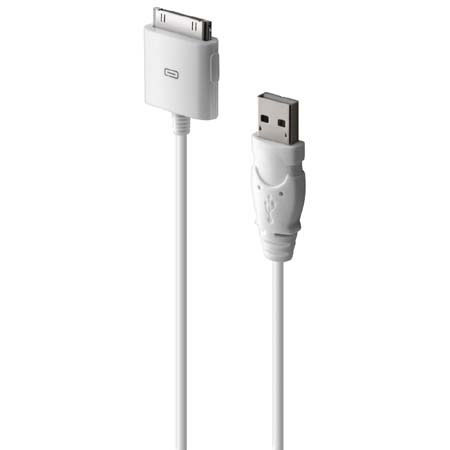 Belkin USB Sync/Charge Cable for iPod, White