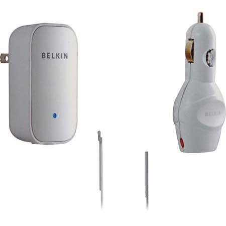 Belkin F8Z185 Home / Car Charging Kit for iPod Shuffle