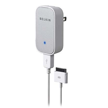 Belkin F8Z195 Single USB Wall Adaptor for iPod with 3 Cables
