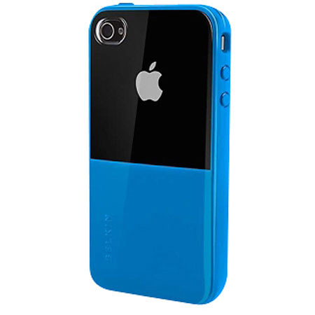 Belkin F8Z621TT Shield Eclipse Case for iPhone 4, Vivid Blue