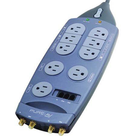Belkin elkin Pure AV Home Theater Surge Protector with 9-Outlet Surge 2655 Joules 8' Power Cord