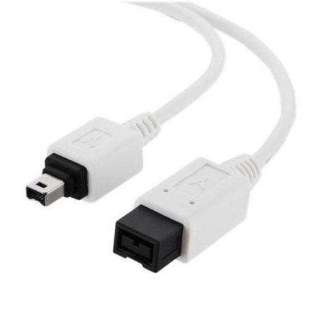 Belkin 4-Pin to 9-Pin IEEE-1394 FireWire Cable, 6 Feet