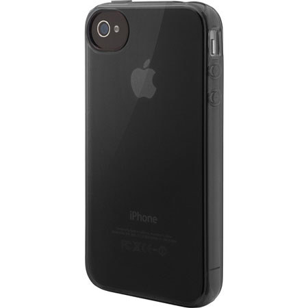 Belkin Grip Vue Smartphone TPU Case for iPhone 4 - Glossy Black