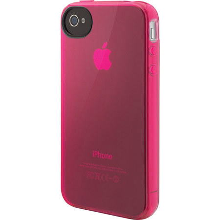 Belkin Grip Vue Smartphone TPU Case for iPhone 4 - Glossy Pink