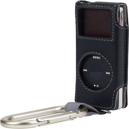 Belkin Leather Caribiner Case for the iPod Nano, Color: Black #F8Z057