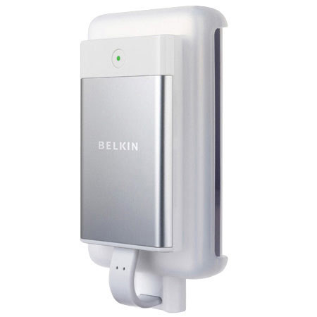 Belkin Tunepower Rechargeable Battery for all iPod or iPod Mini Players with Dock Connectors, White/Silver