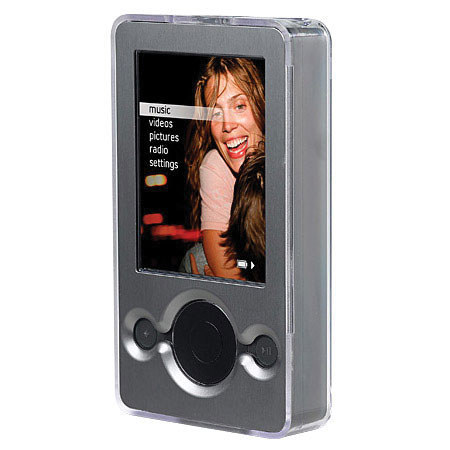Belkin Acrylic Kickstand Case for the Microsoft Zune Digital Media Player.