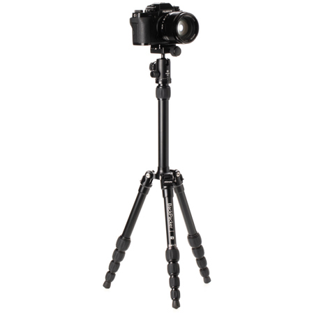 Benro MeFOTO Backpacker 5-Section Aluminum Tripod with Q0 Ball Head, Black