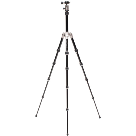 Benro MeFOTO Backpacker 5-Section Aluminum Tripod with Q0 Ball Head, Titanium
