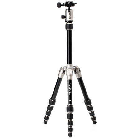 Benro MeFOTO Backpacker 5-Section Aluminum Tripod with Q0 Ball Head, Titanium