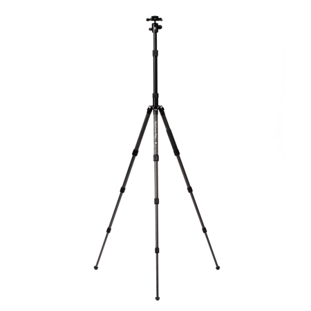 Benro MeFOTO BackPacker PRO 4-Section Carbon Fiber Travel Tripod w/Head, Black