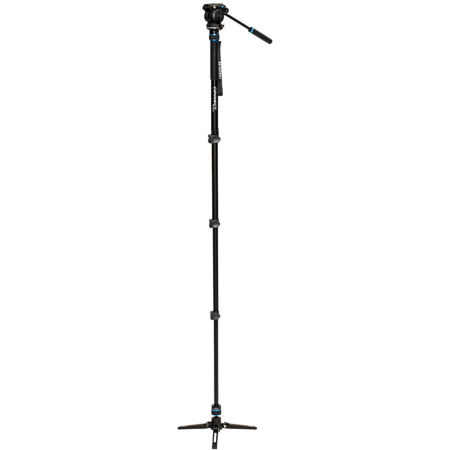 Benro MCT28AF Connect Aluminum Video Monopod S2 PRO Flat Base Fluid Video Head