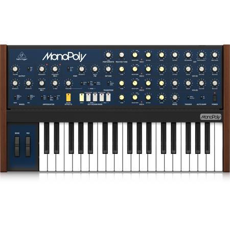 Behringer MonoPoly 4-Voice Polyphonic Analog Synthesizer