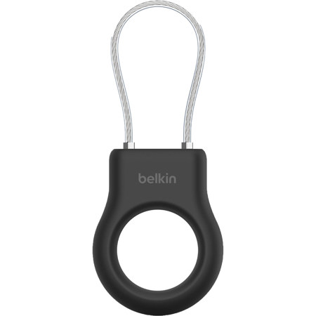Belkin Secure Holder with Wire Cable for Apple AirTag, Black