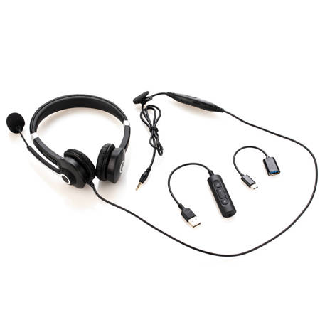Benro MeVIDEO MWH-1 Wired On-Ear Stereo Headset, Black/Silver