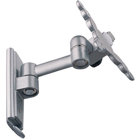 Bentley Mounts Thin-Profile Articulating LCD Wall Bracket, Silver