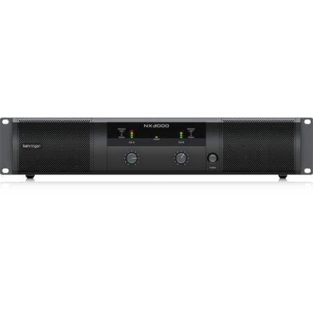 Behringer NX3000 3000W Ultra-Lightweight Class-D Power Amplifier with SmartSense Loudspeaker Impedance Compensation