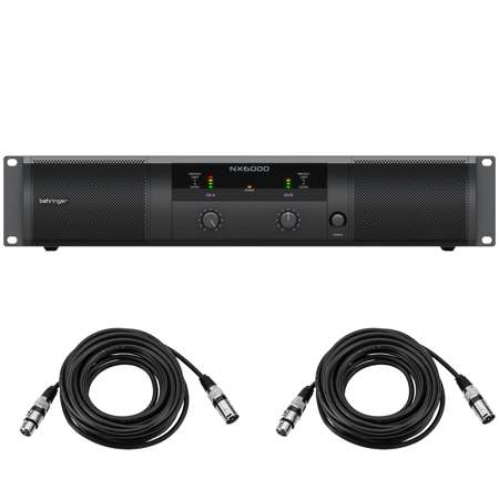 Behringer NX6000 6000W Ultra-Lightweight Class-D Power Amplifier
