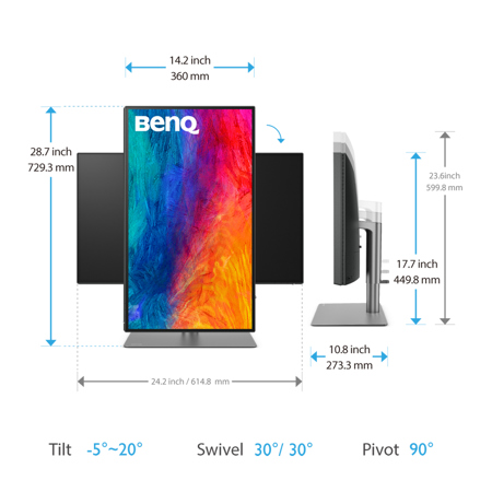 BENQ PD2725U 4K HDR デザイナーモニター 27インチ（箱有） BENQ PD2725U 4K HDR デザイナーモニター 27インチ（箱有