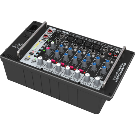 配信機器・PA機器・レコーディング機器 EUROPOWERPMP500MP3 behringer PMP500MP3 500W 8-Channel Ultra-Compact Powered Mixer with MP3