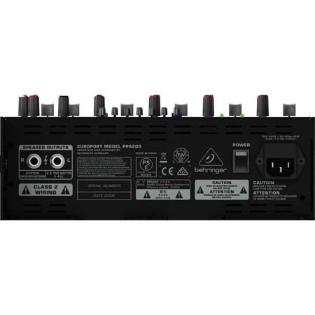 BEHRINGER ベリンガー　PPA200 EUROPORT 美品貴重 Behringer PPA200 5 Channel Portable PA System at Gear4music