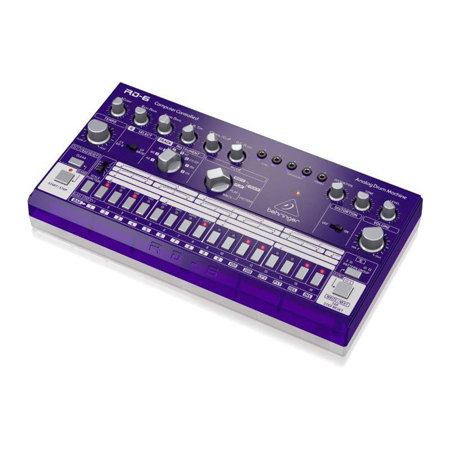 Behringer Rhythm Designer RD-6 Analog Drum Machine, Purple