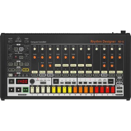 Behringer Rhythm Designer RD-8 Classic Analog Drum Machine with 16 Drum Sounds