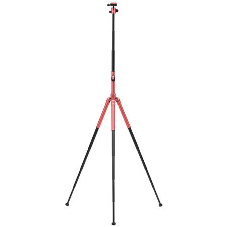 MeFOTO RoadTrip Air Travel Tripod/Selfie Stick, Red