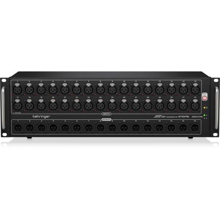 Behringer S32 I/O Box with 32x Remote-Controllable MIDAS Preamps, 16x Digital Outputs and AES50 Networking