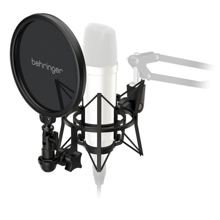Behringer SMP1000 Heavy-Duty Shock Mount with Pop Filter