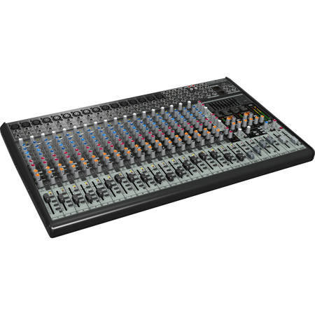 Behringer EURODESK SX2442FX Ultra-Low Noise Design 24-Input 4-Bus Studio/Live Mixer, XENYX Mic Preamplifiers, British EQs