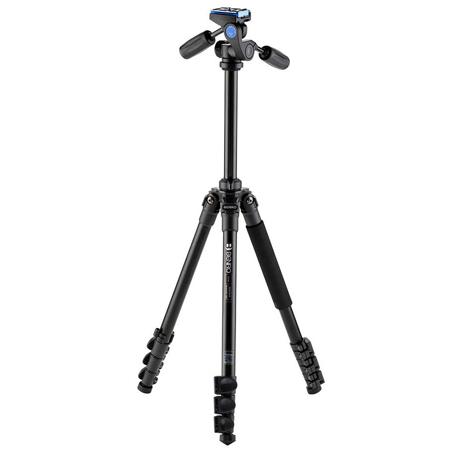 Benro Adventure 4-Section Aluminum Tripod with HD1A 3-Way Pan/Tilt Head