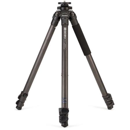 Benro TAD37C Series 3 3-Section Adventure 8X Carbon Fiber Tripod, Flip Lock