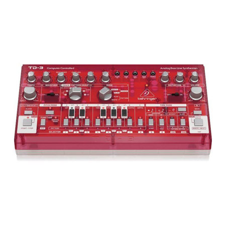 Behringer TD-3-SB Analog Bass Line Synthesizer with VCO/VCF, Strawberry
