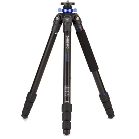 Benro Mach3 TMA28A Series 2 4-Section Aluminum Tripod/Monopod, Twist Lock