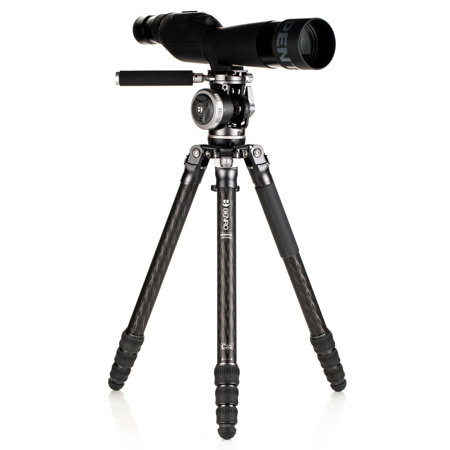 Benro Mammoth TMTH44C 4-Section Carbon Fiber Tripod with WH15 2-Way Wildlife Fluid Head
