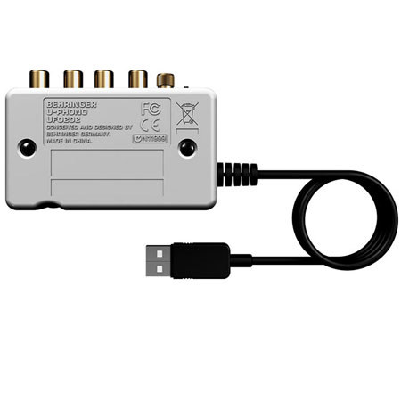 Behringer U-PHONO UFO202 Audiophile USB/Audio Interface 0805-AAF86-001