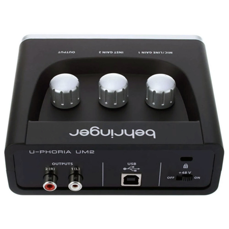 宅録セット (berhringer U-PHORIA UM2) Behringer U-Phoria UM2 | Music & Arts