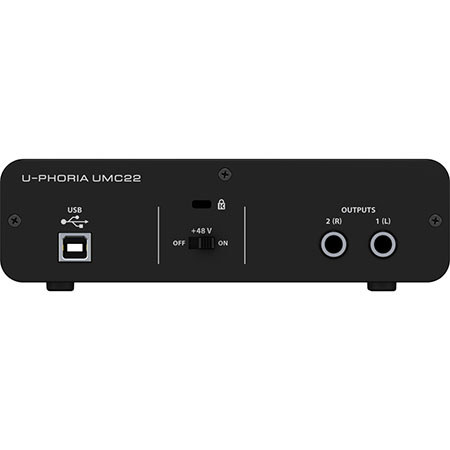 DTM・DAW behringer U-PHORIA UMC22 Behringer U-Phoria UMC 22 Audiophile 2x2 USB Audio Interface