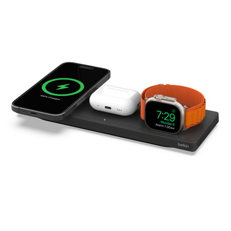 Belkin BoostCharge Pro 15W 3-In-1 Wireless MagSafe Charging Pad