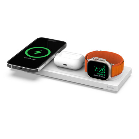 Belkin BoostCharge Pro 15W 3-In-1 Wireless MagSafe Charging Pad