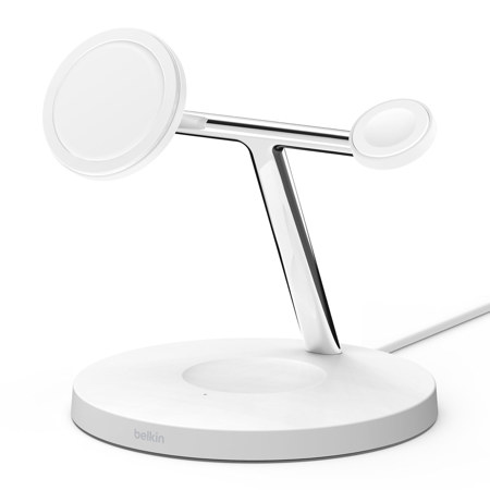 Belkin BoostCharge Pro 15W 3-In-1 Wireless MagSafe Charging Stand