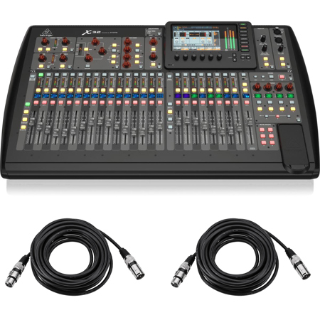 Behringer X32 32-Channel 16-Bus Digital Mixing Console V4.0, w/2x 25' XLR Cable