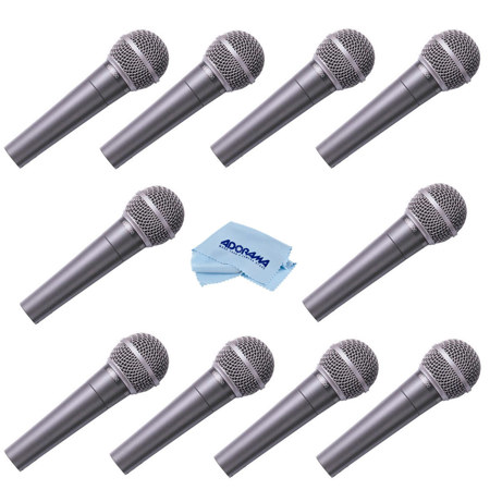 Behringer 10 Pack ULTRAVOICE XM8500 Dynamic Cardioid Vocal Microphone