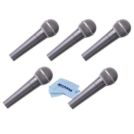 Behringer 5 Pack ULTRAVOICE XM8500 Dynamic Cardioid Vocal Microphone