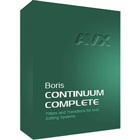 Boris FX Continuum Complete 8 AVX for Avid Media Composer, Windows (Download)