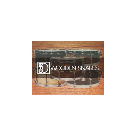 BFD Wooden Snares Drum Library Expansion Pack for BFD3 Virtual Instrument, Download