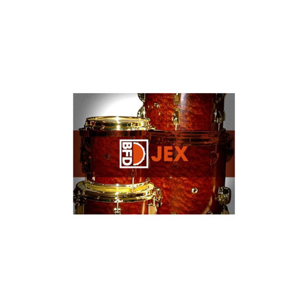 BFD Jex Drum Software Expansion Pack for BFD3, BFD Eco and BFD2 Virtual Instrument, Download