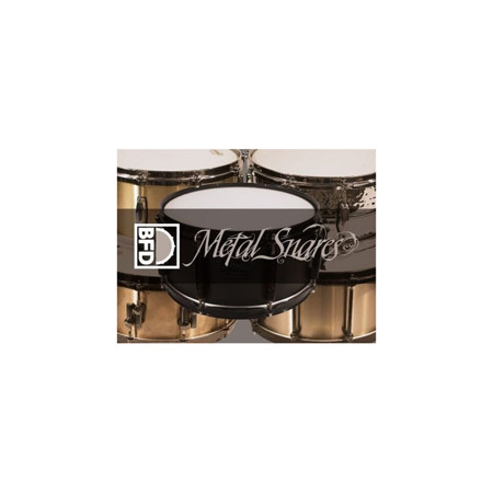 BFD Metal Snares Software Expansion Pack for BFD3 Virtual Instrument, Download